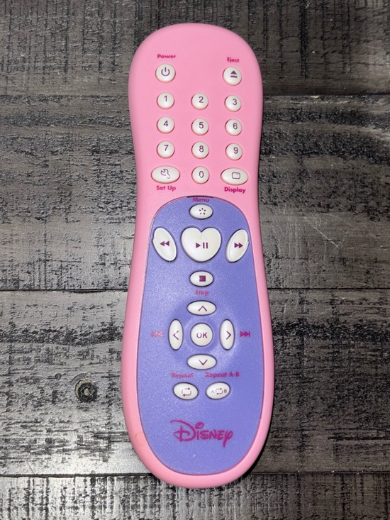 Disney Other - Vintage pink and purple Disney Princess remote control